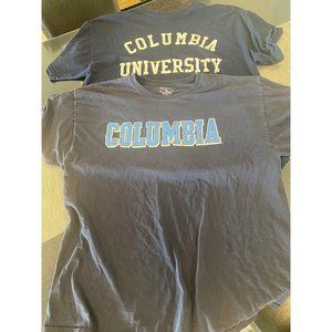 columbia university tees size xl